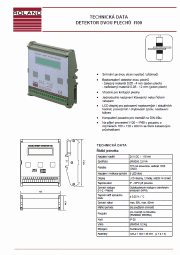 Katalogový list zařízení Roland electronic pro detekci dvou plechů