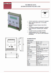Katalogový list zařízení Roland electronic pro detekci dvou plechů